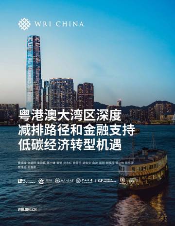 粤港澳大湾区深度减排路径和金融支持低碳经济转型机遇.pdf
