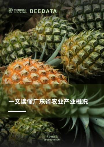 农小蜂：一文读懂广东省农业产业概况.pdf