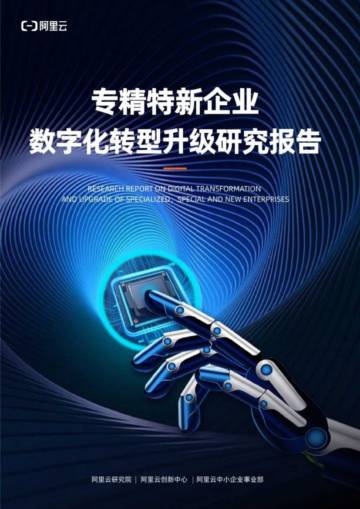 阿里云：2023专精特新企业数字化转型升级研究报告.pdf