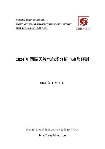 北京理工大学：2024年国际天然气市场分析与趋势预测.pdf