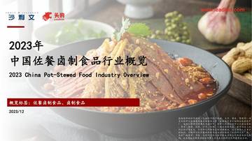 沙利文：2023年中国佐餐卤制食品行业概览报告.pdf