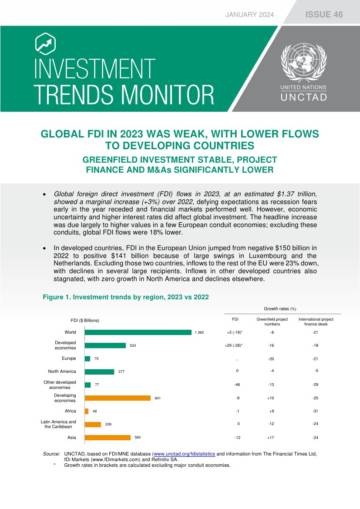 UNCTAD：2023年全球投资趋势观察（英文）.pdf
