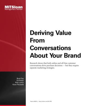 MITSloan：从品牌对话中创造价值（英文）.pdf